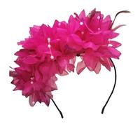 XAGMODSHN Bandeau élégant à plumes avec motif tête de mort - Style années 20 - Accessoire de coiffure pour femme