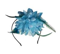 XAGMODSHN Bandeau élégant à plumes avec motif tête de mort - Style années 20 - Accessoire de coiffure pour femme