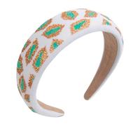 XAGMODSHN Bandeau large et élégant pour femme en tissu mousse pour lavage du visage - Serre-tête de voyage antidérapant et sécurisé pour le maquillage