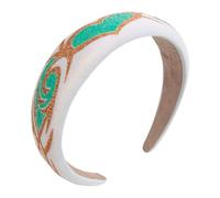 XAGMODSHN Bandeau large et élégant pour femme en tissu mousse pour lavage du visage - Serre-tête de voyage antidérapant et sécurisé pour le maquillage