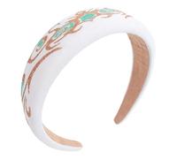 XAGMODSHN Bandeau large et élégant pour femme en tissu mousse pour lavage du visage - Serre-tête de voyage antidérapant et sécurisé pour le maquillage