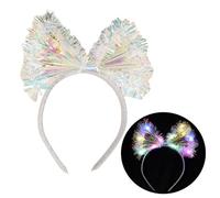 XAGMODSHN Bandeau lumineux pour spectacles de scène, festival, bandeau coloré pour femme, élégant, fête, rassemblement, bandeau de fête