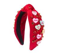 XAGMODSHN Bandeau tendance pour femme, polyvalent, noué, style vintage, pour la Saint-Valentin