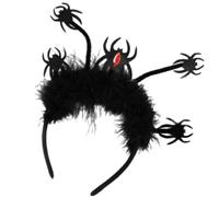 XAGMODSHN Bandeau tête de mort araignées pour Halloween, accessoires photo, accessoires de cosplay