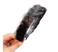 XAGMODSHN Bandeau tressé pour femme - Haute élasticité - Accessoire de cheveux tendance pour filles - Aspect naturel