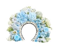 XAGMODSHN Bandeaux à fleurs artificielles pour femme, accessoire de cheveux de mariage pour fêtes et cérémonies