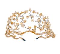 XAGMODSHN Bandeaux de mariée tressés décontractés, bandeaux tendance pour maquillage, fête d'anniversaire