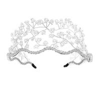 XAGMODSHN Bandeaux de mariée tressés décontractés, bandeaux tendance pour maquillage, fête d'anniversaire