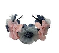 XAGMODSHN Bandeaux faits à la main avec fleurs artificielles, serre-têtes confortables pour décoration de carnaval