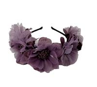 XAGMODSHN Bandeaux faits à la main avec fleurs artificielles, serre-têtes confortables pour décoration de carnaval