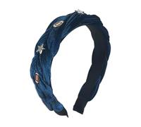 XAGMODSHN Bandeaux tressés décontractés en forme d'étoile - Bandeau tendance pour maquillage - Fête d'anniversaire