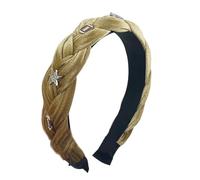 XAGMODSHN Bandeaux tressés décontractés en forme d'étoile - Bandeau tendance pour maquillage - Fête d'anniversaire