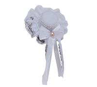 XAGMODSHN Barrettes à cheveux punk - Avec nœud en dentelle - Accessoire de déguisement d'Halloween - Style années 2000