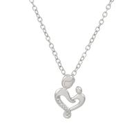 XAGMODSHN Beau collier avec pendentif d'amour délicat - Collier créatif avec pendentif d'amour pour maman - Esthétique - Bijoux pour femme - Cadeau tendance, Silver, Comme décrit, Comme décrit.