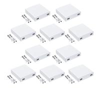 XAGMODSHN Boîte murale en fibre ABS pour une installation facile de réseau, outil de réseau, fibre 86 mm