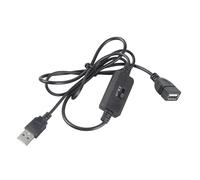 XAGMODSHN Câble D'extension Masculin USB avec des Interrupteurs Réglables À 3 Vitesses pour Les Pompes De Ventilateur Ventilateur 5V pour PC Powerbanks USB Male À La Vitesse Commande Vitesse Femelle