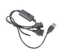 XAGMODSHN Câble D'extension Masculin USB avec des Interrupteurs Réglables À 3 Vitesses pour Les Pompes De Ventilateur Ventilateur 5V pour PC Powerbanks USB Male À La Vitesse Commande Vitesse Femelle