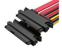 XAGMODSHN Câble Hybride d ' Alimentation de données, Cordon pour Ordinateur de Bureau, Lecteur Optique, câblage en cuivre blindé Anti-interférence