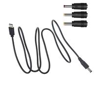XAGMODSHN Câble USB C de type C vers 2,5 mm/3,5 mm/4,0 mm/5,5 mm pour routeur, ventilateur à lumière LED et appareils 5 V