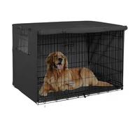 XAGMODSHN Cage de protection pliable pour chien étanche avec fenêtre pour activités de plein air et voyage