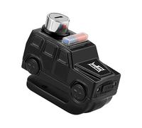 XAGMODSHN Car Shape Charging Alarm Disc Brake Motorcycle Disc Brake with Alarm Antitheft Security Wheel Discs Locks Antitheft Security Wheel Disc