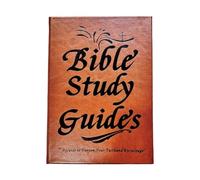 XAGMODSHN Carnet d'étude biblique avec couverture en cuir et 66 pages pour l'analyse quotidienne des écritures et le suivi de la réflexion
