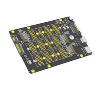 XAGMODSHN Carte adaptateur de conversion flexible pour disques NVME vers SFF 8611 SFF 8654 et plus de compatibilité