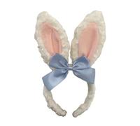 XAGMODSHN Cartton Oreilles de lapins Serre-tête Cosplay Bandeau Bowknot Décoration Coiffe pour fêtes d'anniversaire