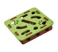 XAGMODSHN Cats Puzzle Toy Soft Felt Teaser Safe Scratching with Bells Ball for Claw Prevents Through Active Play Home Decors Cats Maze