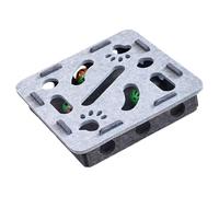 XAGMODSHN Cats Puzzle Toy Soft Felt Teaser Safe Scratching with Bells Ball for Claw Prevents Through Active Play Home Decors Cats Maze