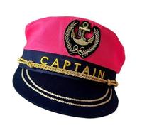 XAGMODSHN Chapeau de capitaine vintage classique design marin doux taille réglable pour cosplay et usage quotidien voile mode marin coton, a, Taille unique