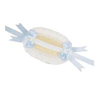 XAGMODSHN Chapeau de paille style victorien avec nœud papillon en dentelle pour femme