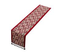 XAGMODSHN Chemin de table chenille festif avec motif tissé moderne Décoration de salle à manger de Noël Chemin de table Chenilles