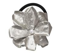 XAGMODSHN Chouchous à chignon en corde à cheveux en forme de fleur - Élastique - Métal - Style vintage - Accessoires féminins