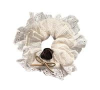 XAGMODSHN Chouchous en dentelle pour chignon - Élastique - Style vintage - Accessoires féminins