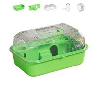 XAGMODSHN Clear Views Cage à hamster transparente à double étage facile à nettoyer pour observer les animaux de compagnie, matériaux légers, sûrs