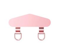 XAGMODSHN Clip en acier inoxydable pour tablette de téléphone avec chaîne double oreille en métal pour voyageurs Fixation sécurisée Utilisation en extérieur Style de vie actif