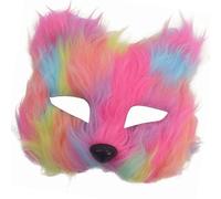 XAGMODSHN Coiffe réaliste en peluche douce et confortable, idéale pour Halloween et accessoires photo, simulation de peluche en fourrure synthétique pour spectacles théâtraux