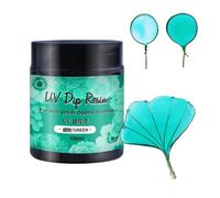 XAGMODSHN Colle en résine UV Dip, Liquide de Fabrication de Fleurs pour Fils métalliques trempés dans la résine, de polymérisation, Coiffure, Fabrication de Bijoux, résine Dip