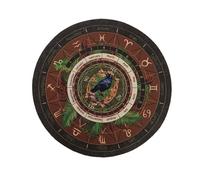 XAGMODSHN Collier de divination en caoutchouc avec pendentif en forme de planche de radiesthésie métaphysique