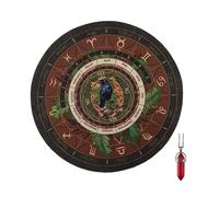 XAGMODSHN Collier de divination en caoutchouc avec pendentif en forme de planche de radiesthésie métaphysique