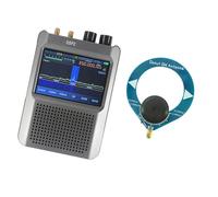 XAGMODSHN Compteur de fréquence du micrologiciel Radio DSP2 amélioré 2.40 Récepteur Authentique de deuxième génération 10 kHz-380 MHz 404 MHz-2 GHz Radio Haute sensibilité
