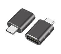 XAGMODSHN Convertisseur USB 3.2 type C vers USB A - Taux de transfert de 10 Gbit/s - Boîtier en aluminium pour téléphones, tablettes, ordinateurs portables - Convertisseur OTG de type C