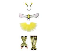 XAGMODSHN Costume de déguisement en tulle doux pour femmes et filles, pour Noël, Halloween, cosplay, jupe en maille, bandeau et jupe courte