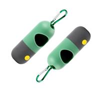 XAGMODSHN Distributeur de sacs à déjections canines lumineux à LED pour promener votre chien en toute sécurité la nuit pour assurer un animal de compagnie facile à changer