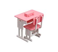 XAGMODSHN Échelle 1/12, modèle d ' Architecture Minuscule détaillé, B | Plastique robuste, table compacte, facile à assembler, pour jeux de rôle pour, pour la décoration d ' espace