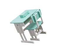 XAGMODSHN Échelle 1/12, modèle d ' Architecture Minuscule détaillé, Green | Plastique robuste, table compacte, facile à assembler, pour jeux de rôle pour, pour la décoration d ' espace