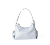 XAGMODSHN Élégant sac à bandoulière en polyuréthane avec fermeture éclair, compartiments spacieux et sangle réglable pour femme pour le bureau ou les voyages, sac de courses pratique et léger, bleu