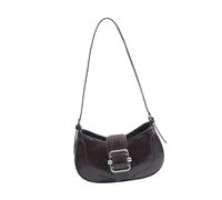 XAGMODSHN Élégant sac à bandoulière rétro pour femme - Sac à main spacieux - En cuir synthétique - Style décontracté - Pour tous les jours - Tendance, café, One Size