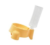 XAGMODSHN Ensemble De Bols d'eau pour Animaux Compagnie À Remplissage Automatique avec Plateau Amovible 500ml Base Anti-basculement Petits Animaux Ensemble Plats Doubles Amovibles Chats